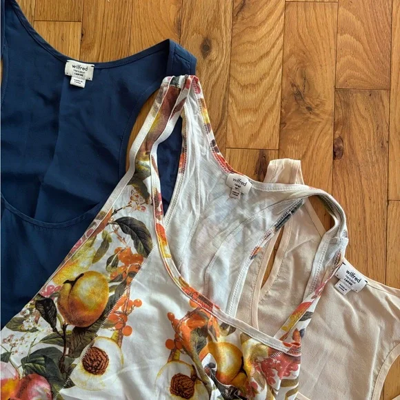 Lot of 3 Aritzia Wilfred Tank Tops - Picture 2 of 2